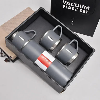 Termo portátil de Acero inoxidable de 500 ml / con taza de té