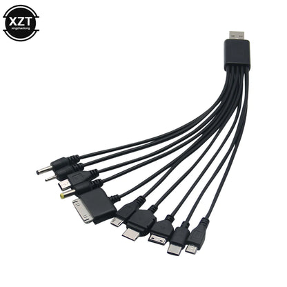 Cables Micro USB para teléfono móvil, cargador múltiple 10 en 1 para KG90, So