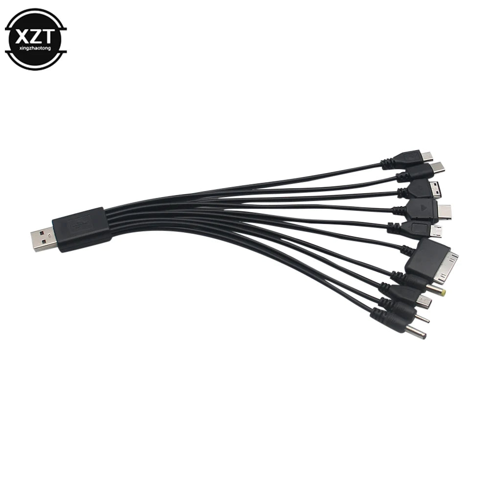 Cables Micro USB para teléfono móvil, cargador múltiple 10 en 1 para KG90, So