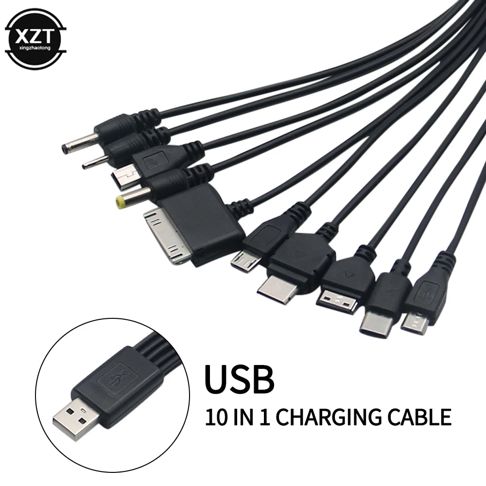 Cables Micro USB para teléfono móvil, cargador múltiple 10 en 1 para KG90, So