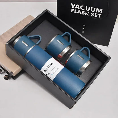 Termo portátil de Acero inoxidable de 500 ml / con taza de té
